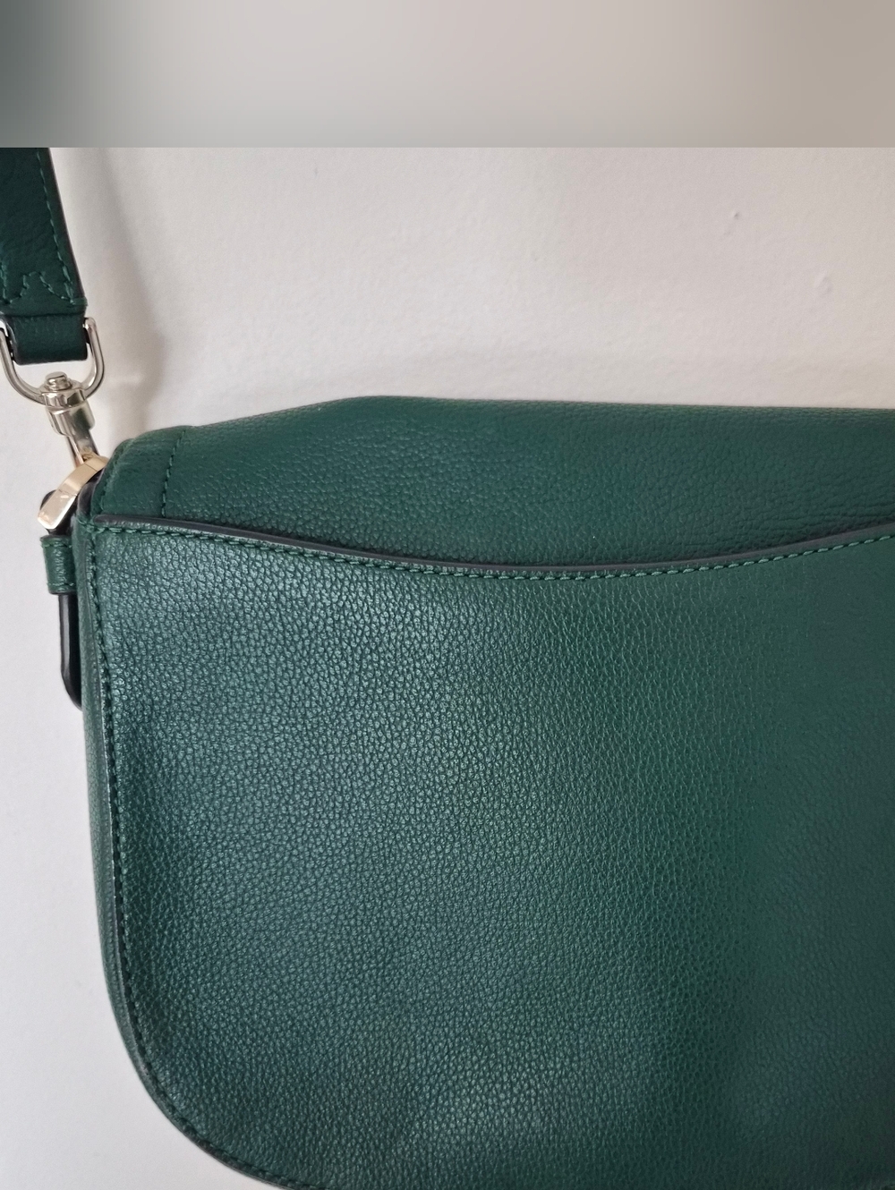 EUC Kate Spade New York Blake Saddle Bag Deep Jade (Green) - Picture 4 of 13
